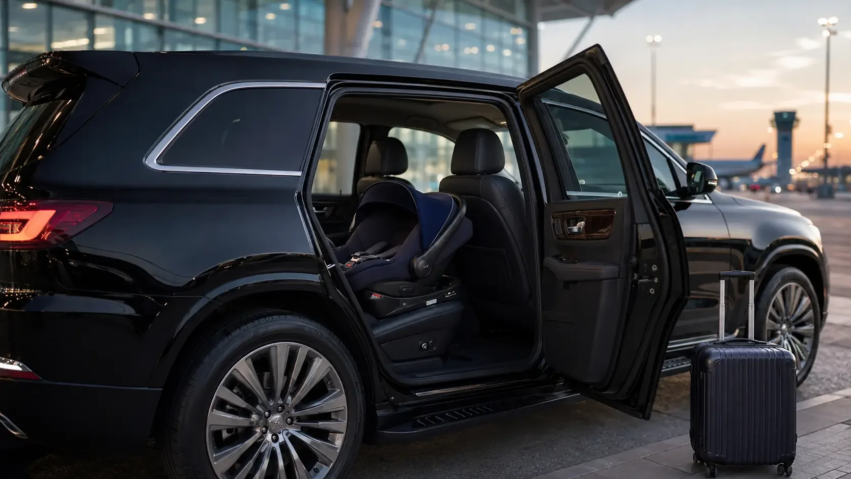 Toronto Noir Limo executive chauffeur service early morning airport pickup